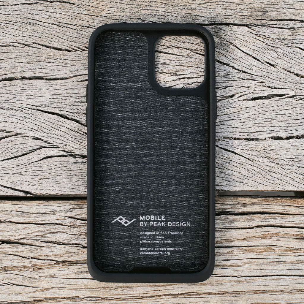 Peak Design Mobile Everyday Fabric Case iPhone 14 Pro - Charcoal