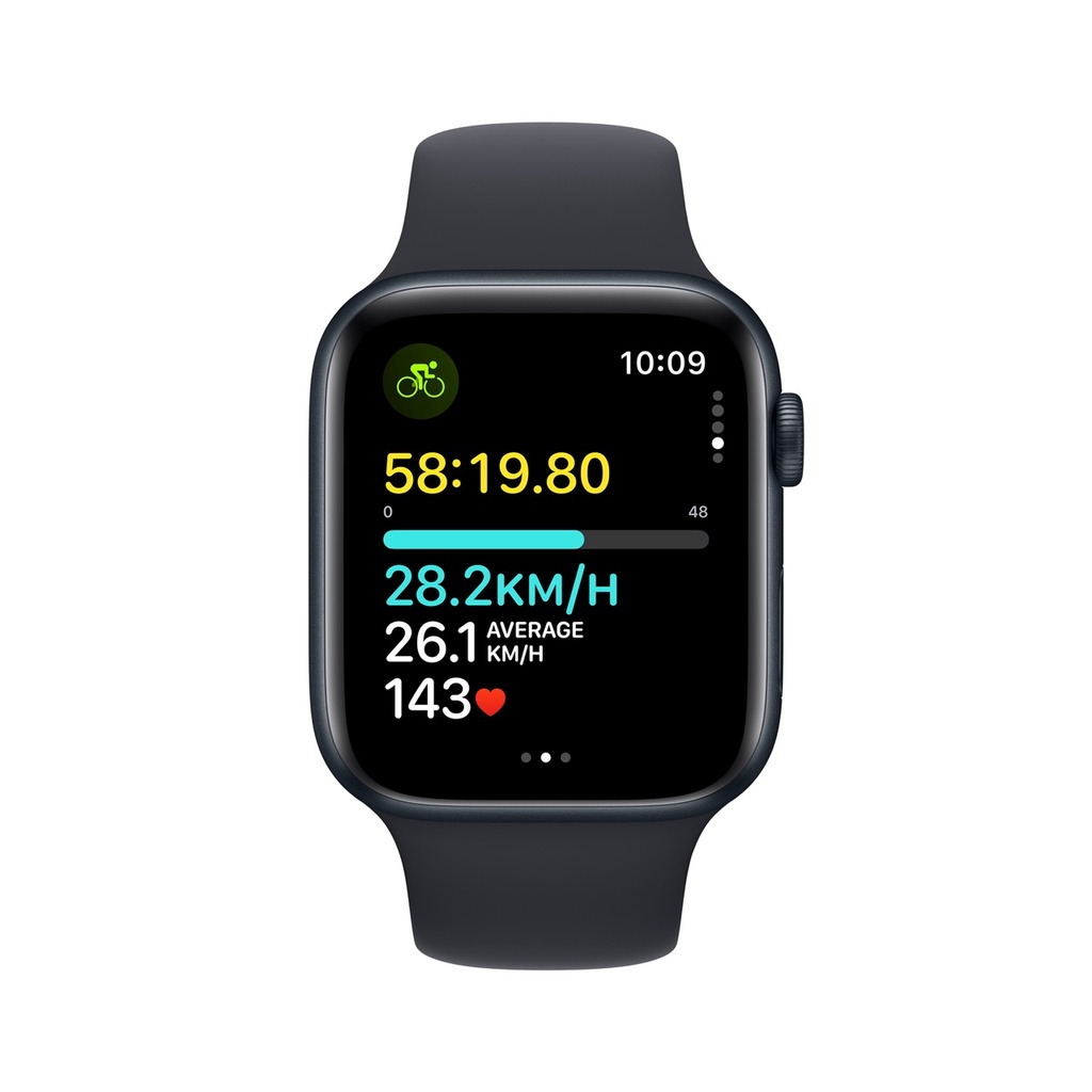 Apple Watch SE (2023) Midnight Aluminium Case with Sport Band