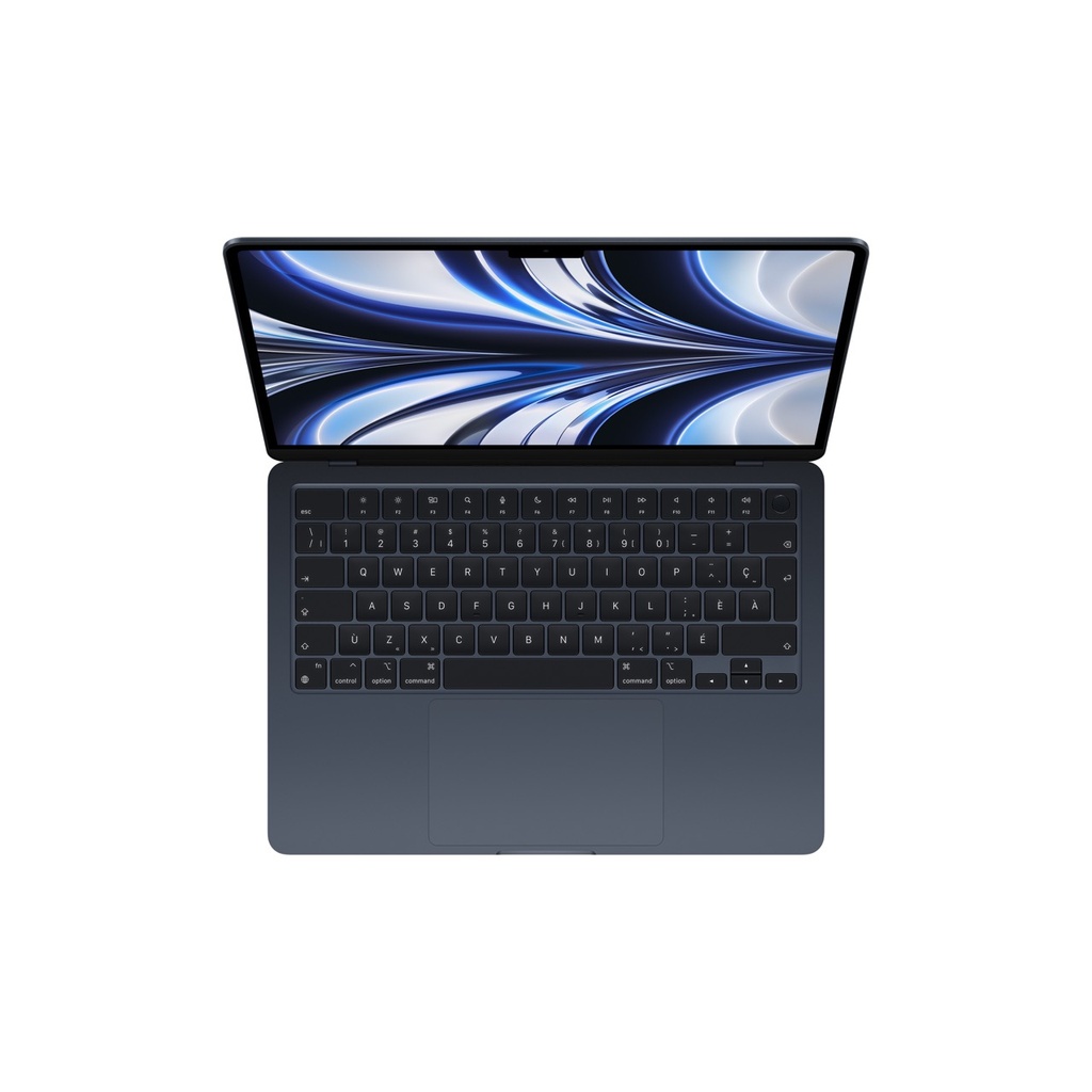 French 13-inch MacBook Air: Apple M2 chip with 8-core CPU and 8-core GPU, 256GB - Midnight