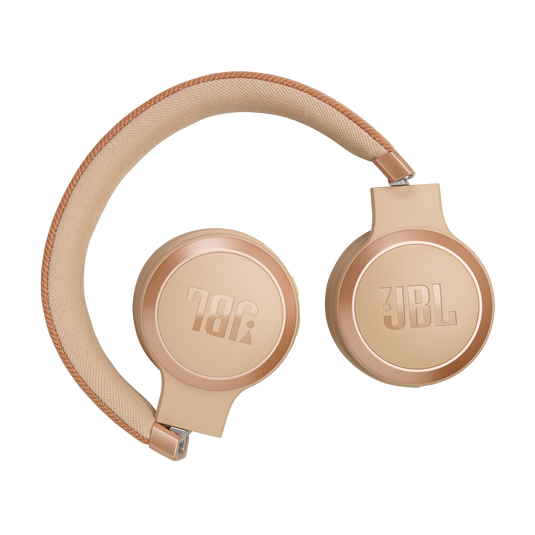 JBL Live 670NC Wireless On-Ear Noise Cancelling Headphones - Sandstone