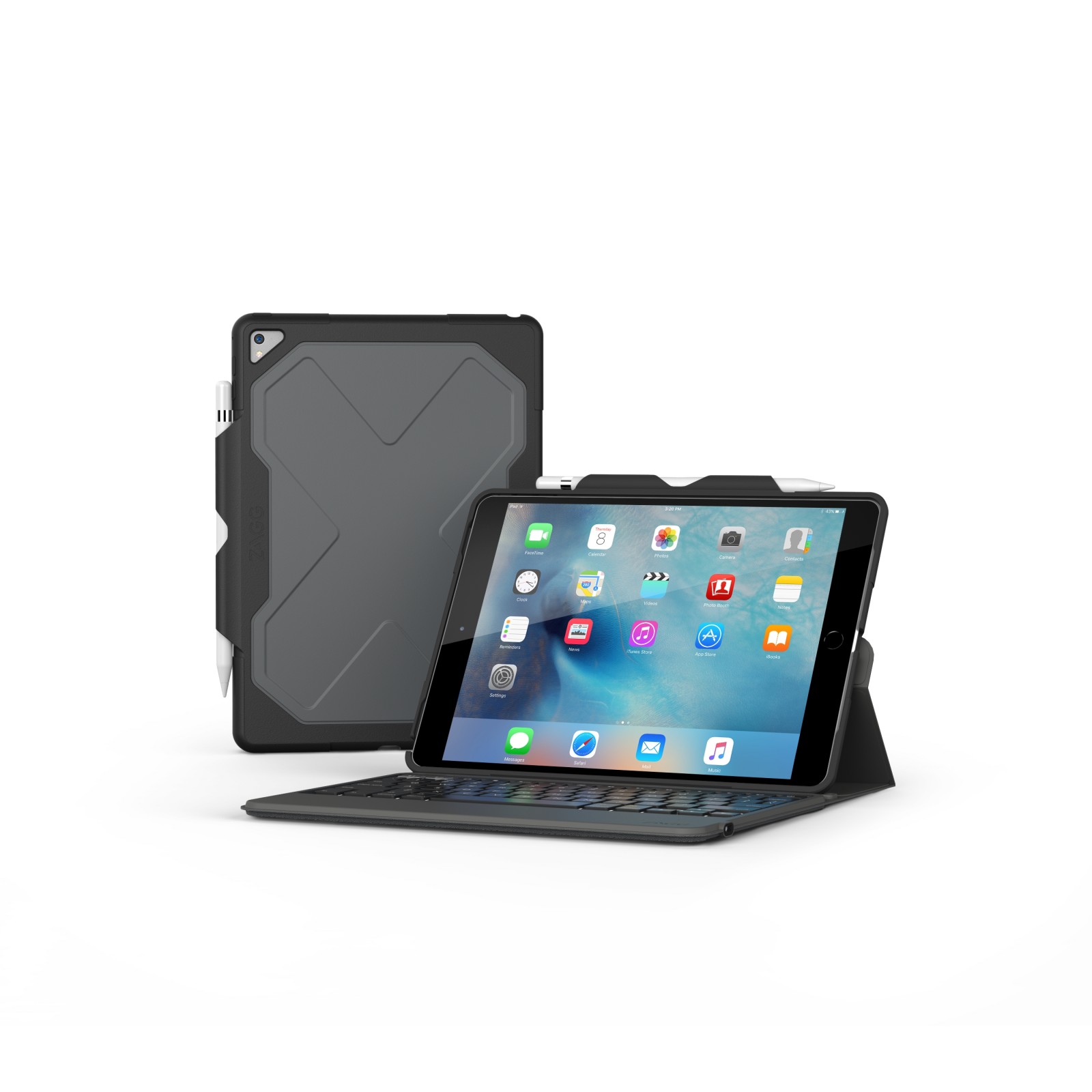 ZAGG Rugged Messenger Keyboard Case for 10.5-inch iPad Pro - Black