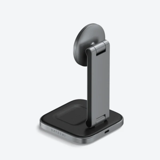 Satechi 2-in-1 Foldable Qi2 Wireless Charging Stand