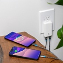 Nimble 65W GaN Dual USB-C Ultra Compact Wall Charger - White