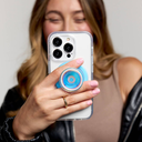 PopSockets PopGrip with MagSafe - Opalescent Blue