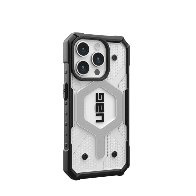 UAG Pathfinder Case with MagSafe for iPhone 15 Pro Max - Clear / Black