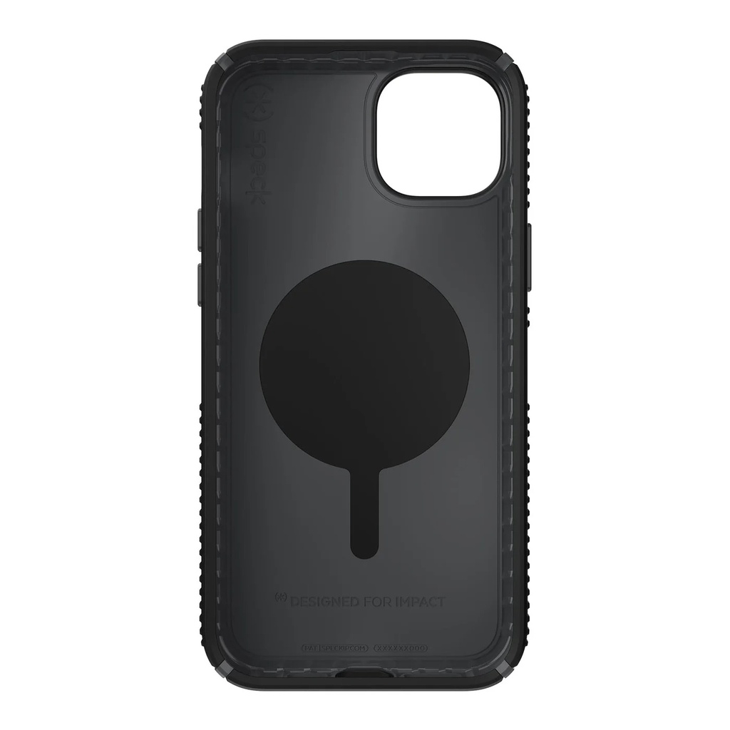 Speck Presidio2 Pro Grip Case with MagSafe/Click Lock for iPhone 15 - Black/Slate Grey