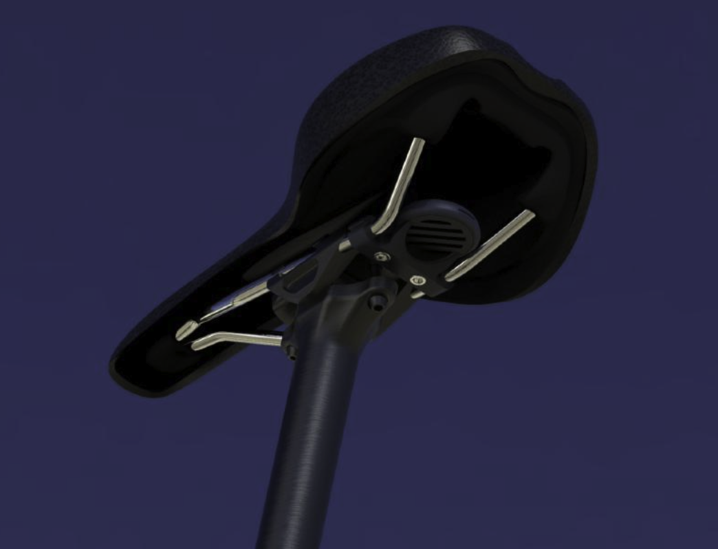 LAUT Bike Saddle Mount for Apple AirTag - Black