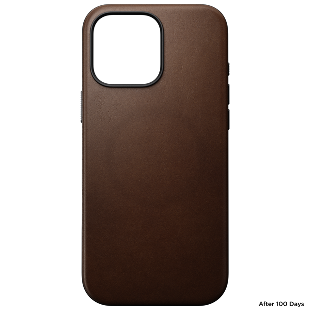 Nomad Modern Leather Case with MagSafe for iPhone 16 Pro - Brown