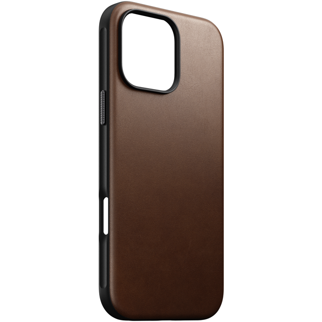 Nomad Modern Leather Case with MagSafe for iPhone 16 Pro - Brown