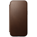 Nomad Modern Leather Folio Case with MagSafe for iPhone 16 Pro Max - Brown