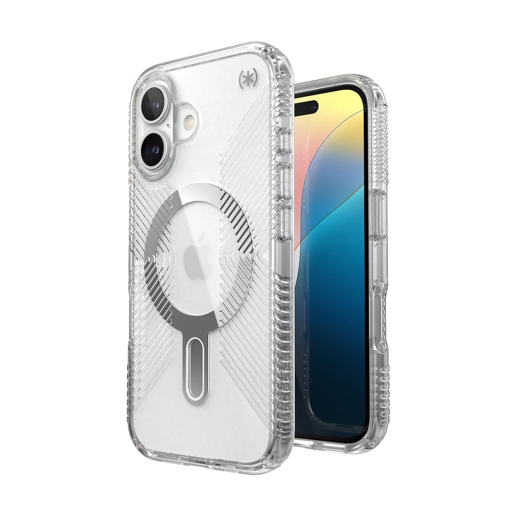 Speck Case with ClickLock/MagSafe for iPhone 16 - Clear