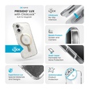 Speck Case with ClickLock/MagSafe for iPhone 16 - Clear / Gold Glitter