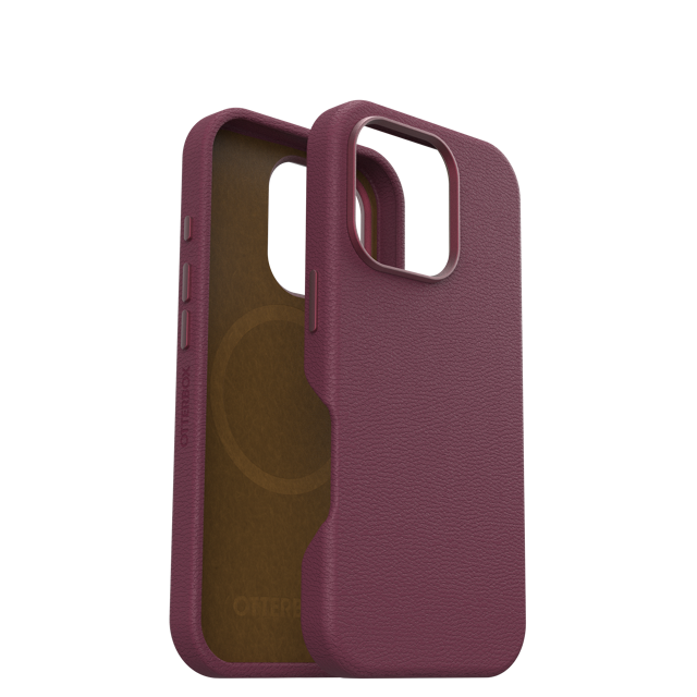 Otterbox Symmetry+ Cactus Leather Case for 16 Pro - Maroon Bells