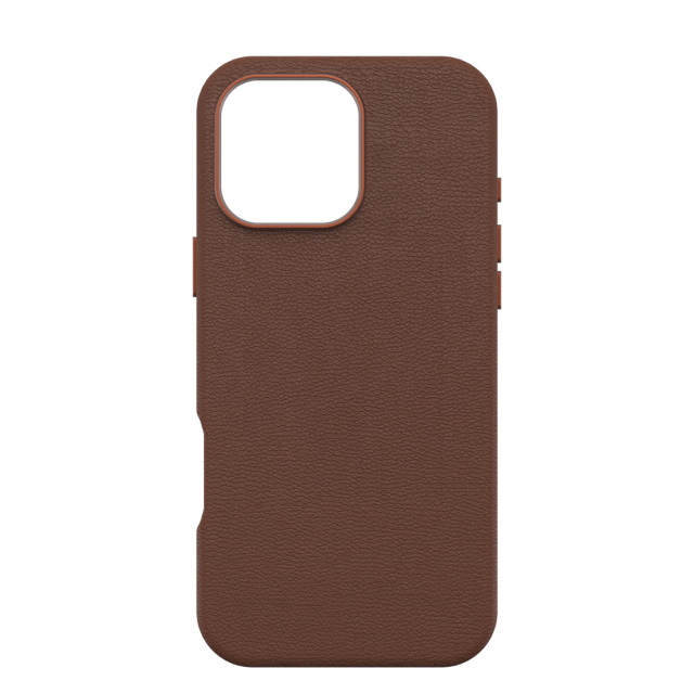 Otterbox Symmetry+ Cactus Leather Case for 16 Pro Max - Brown (Rich Adobe)