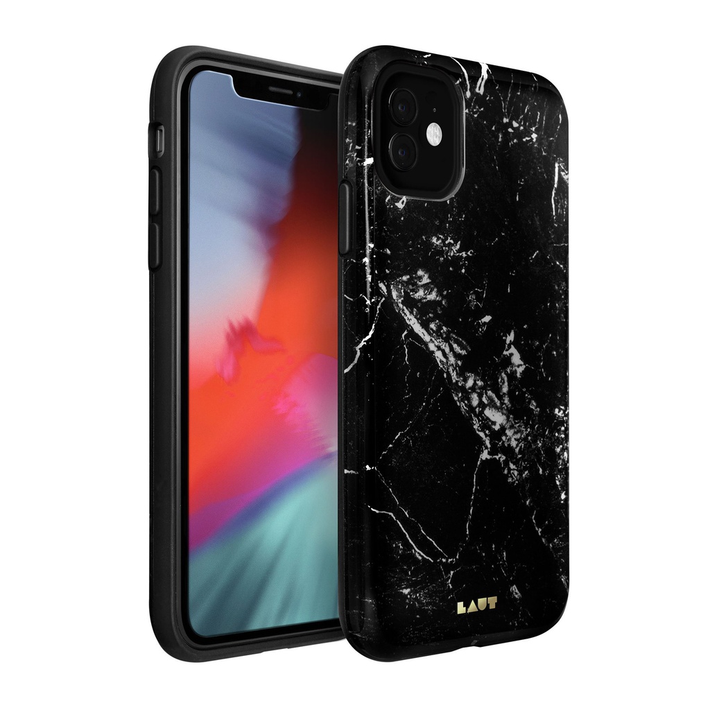 Laut Huex Elements Case for iPhone 12 mini - Marble Black