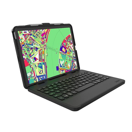 ZAGG Rugged Book for 10.9-inch iPad Air (4th & 5th Gen) and 11-inch iPad Pro & iPad 11-inch Air M2 - Black