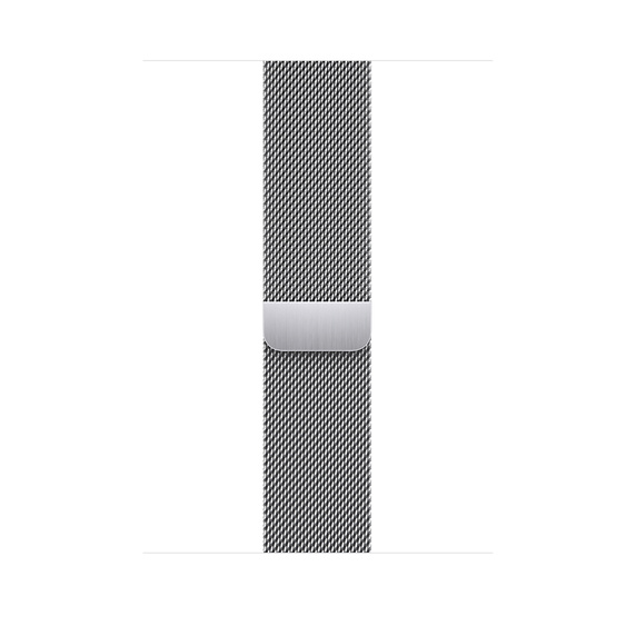 Apple 42/44/45mm Silver Milanese Loop