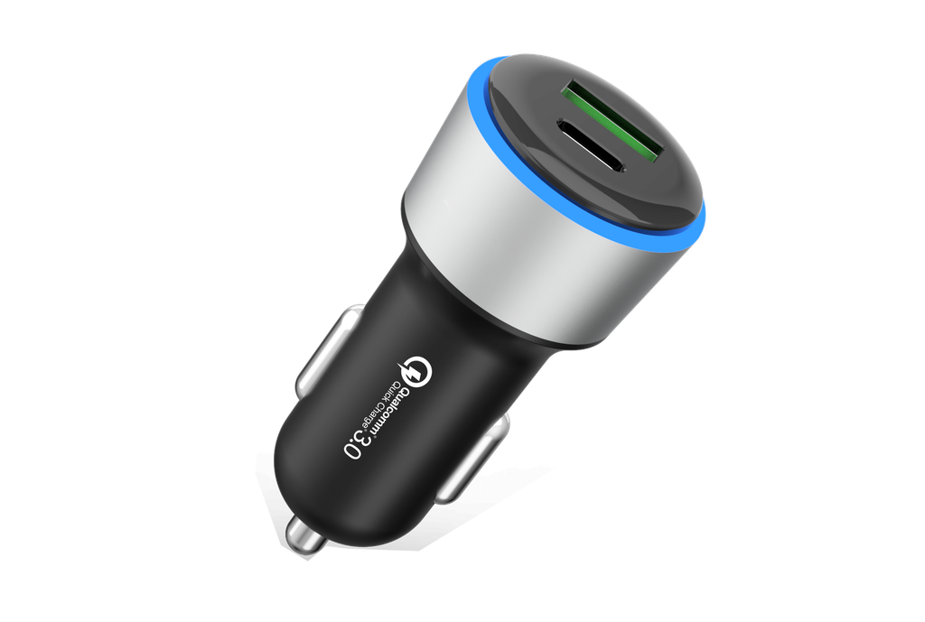 jump+ Dual USB Car Charger, 1 x USB-A, 1 x USB-C 45W Max