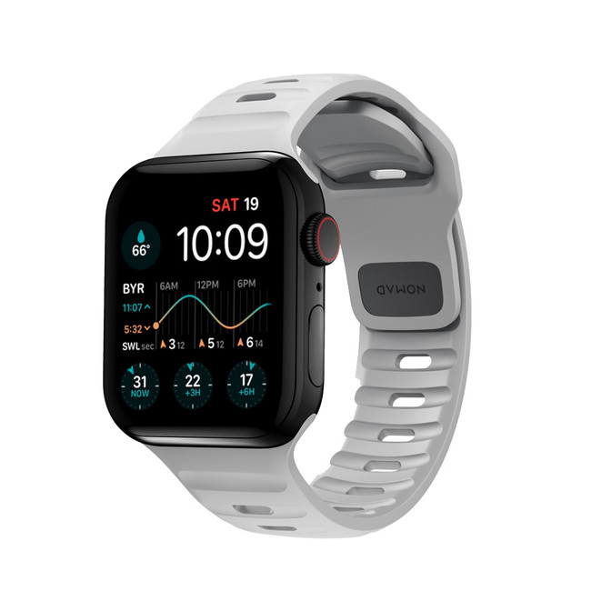 Nomad Sport Waterproof Band for Apple Watch 38/40/41mm - Lunar Grey