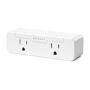 Satechi Dual Smart Plug - White