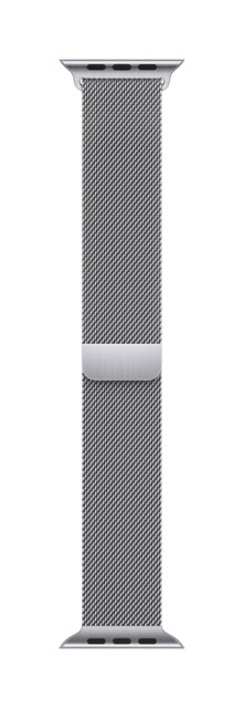 Apple 42/44/45mm Silver Milanese Loop