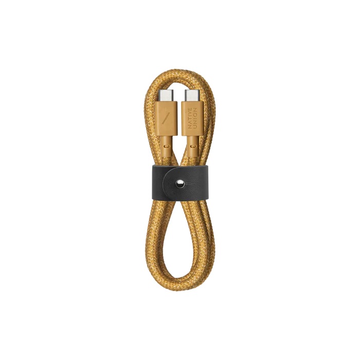 Native Union 1.2M Belt USB-C to USB-C Charging Cable - Kraft