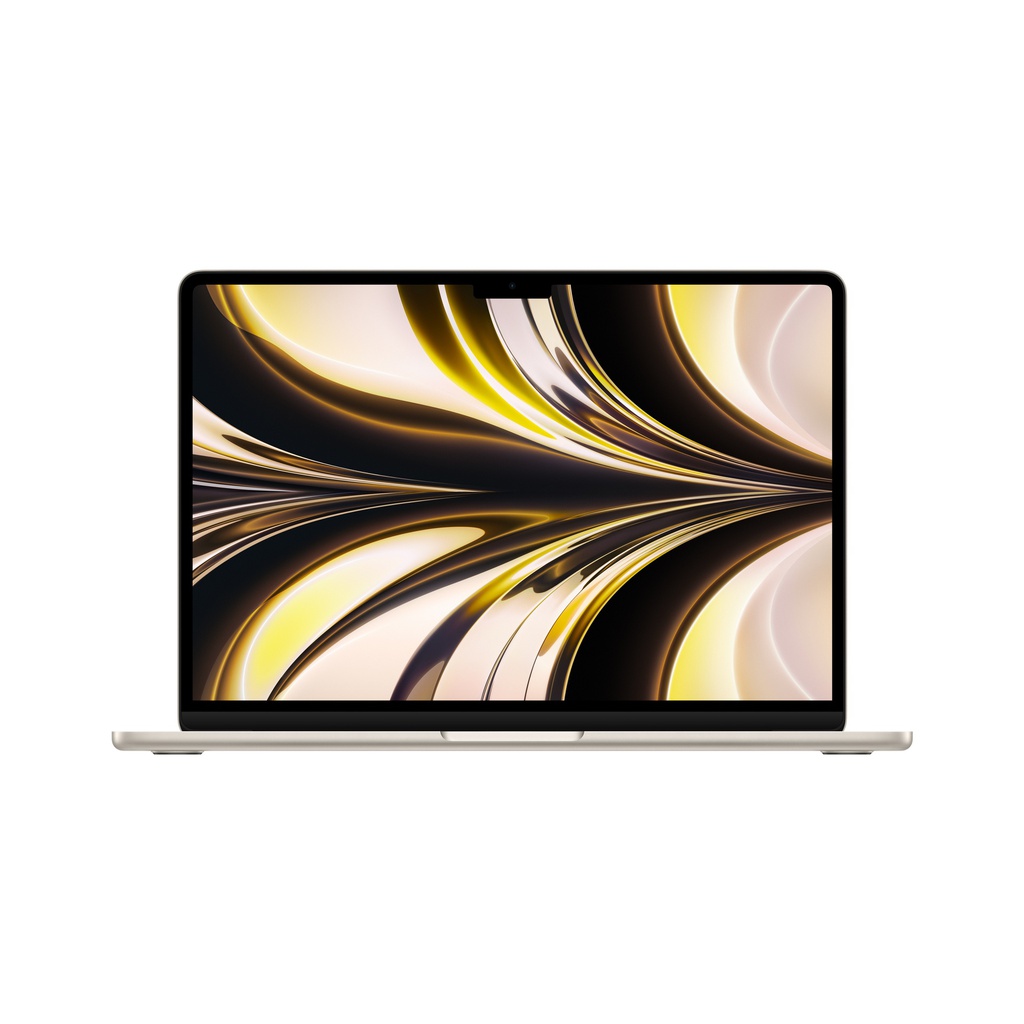 Apple MacBook Air: Apple M2 chip with 8‑core CPU, 8‑core GPU, 16‑core Neural Engine (Starlight, 8GB unified memory, 1TB SSD, 30W USB-C Power Adapter)