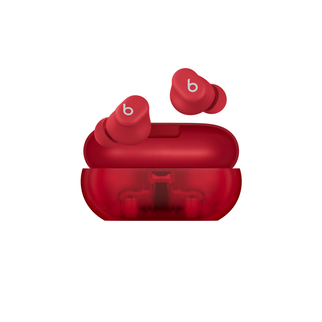 Beats Solo Buds - True Wireless Earbuds - Transparent Red