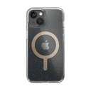 Speck Presidio Perfect Clear Glitter Grip Case with MagSafe for iPhone 13 - Clear/Platinum Glitter