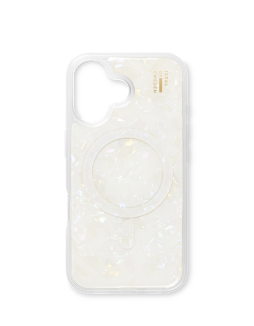 Ideal of Sweden Pearl Case with MagSafe for iPhone 16 Plus - White