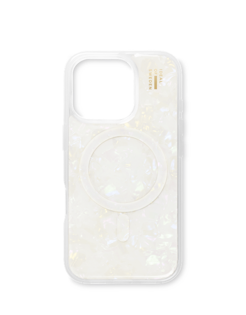 Ideal of Sweden Pearl Case with MagSafe for iPhone 16 Pro - White