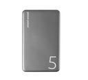 LOGiiX Piston Power 5000 mAh Aluminum Power Bank - Graphite Grey