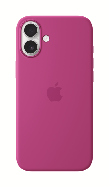 Apple iPhone 16 Plus Silicone Case with MagSafe - Fuchsia