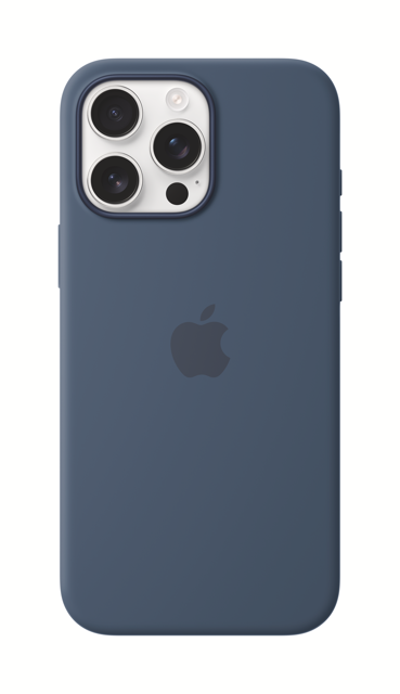 Apple iPhone 16 Pro Max Silicone Case with MagSafe - Denim