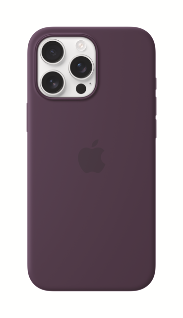 Apple iPhone 16 Pro Max Silicone Case with MagSafe - Plum