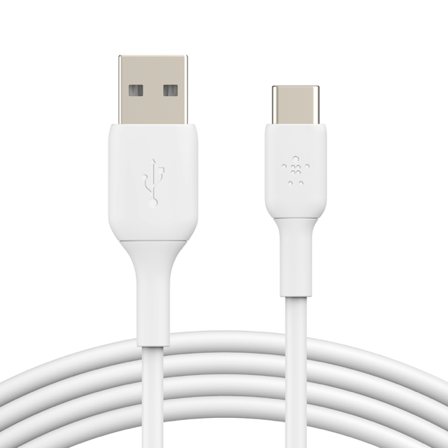 Belkin BoostCharge USB-C to USB-A Cable 1m (2 Pack) - White