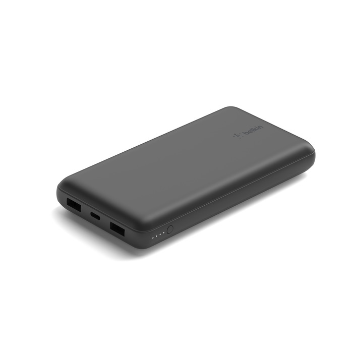 Belkin Power Bank, 20 000 mAh USB-A & C 15W - Black