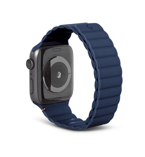 [D21AWS44TS3SMNY] Decoded Silicone Magnetic Traction Strap for Apple Watch 42/44/45/49mm - Matte Navy