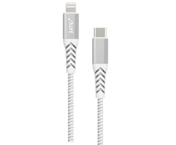 [JP-2015] jump+ USB-C to Lightning Nylon Cable 3m - White