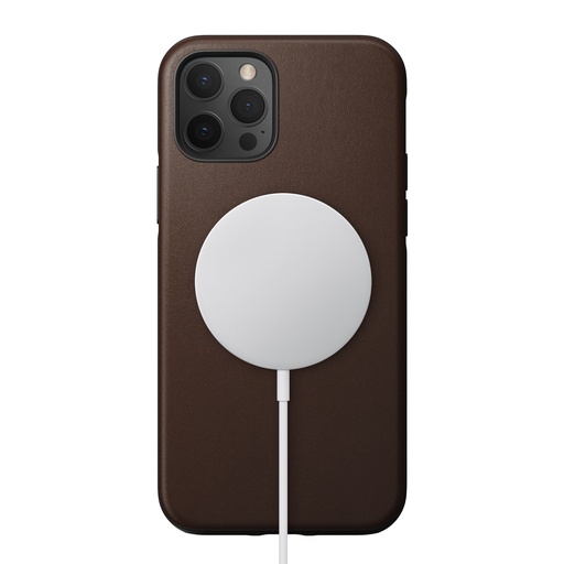 [NM01969785] Nomad Modern Leather Case with MagSafe for iPhone 12 | 12 Pro - Brown