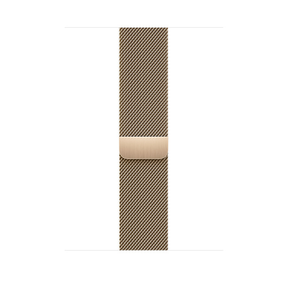 Apple 42 44 45mm Gold Milanese Loop