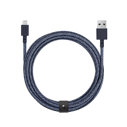 [BELT-L-IND-3-NP] Native Union 3M Belt Lightning Cable - Indigo