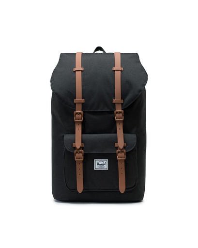 [10014-02462-OS] Herschel Supply Little America BackPack - Black/Saddle Brown