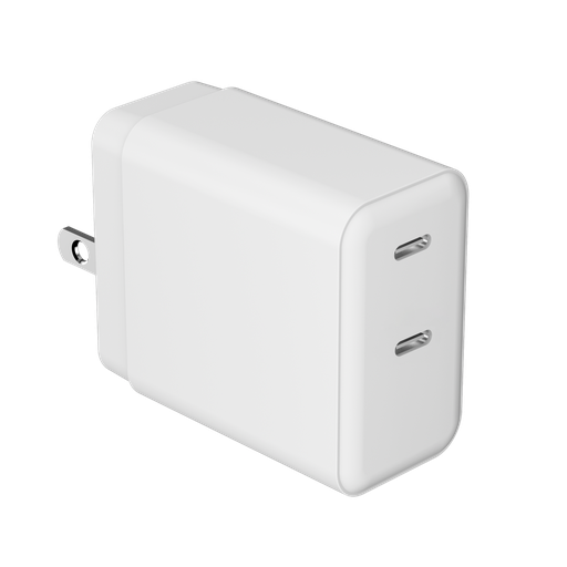 [JP-2037] jump+ PD 65W Dual USB-C GaN Power Adapter