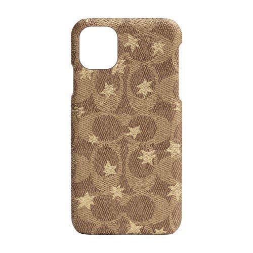 COACH Slim Wrap Case for iPhone 11 Pro - Signature C Khaki Pop