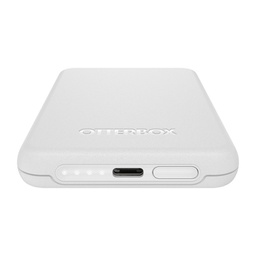 [78-80566] Otterbox Wireless Power Bank for MagSafe 5000 mAh - White