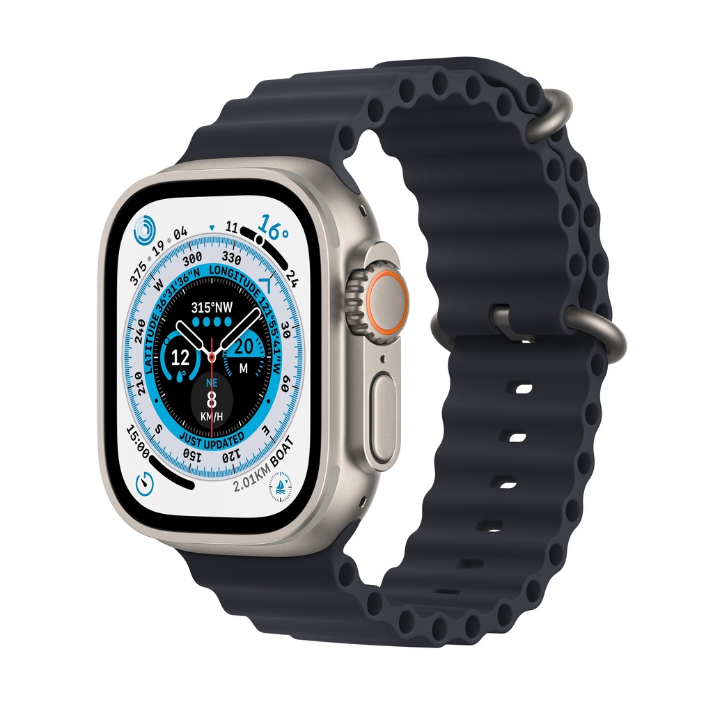 Apple Watch Ultra GPS + Cellular, 49mm Titanium Case with Midnight