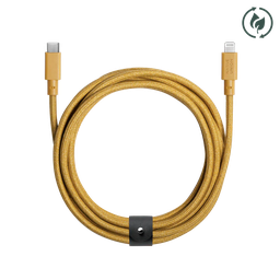 [BELT-CL-KFT-3-NP] Native Union 3M Belt USB-C to Lightning Charging Cable - Kraft