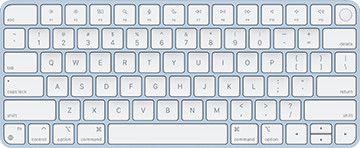 [MK293LL/A-MULTI] Apple Magic Keyboard with Touch ID for Mac computers with Apple silicon - Blue