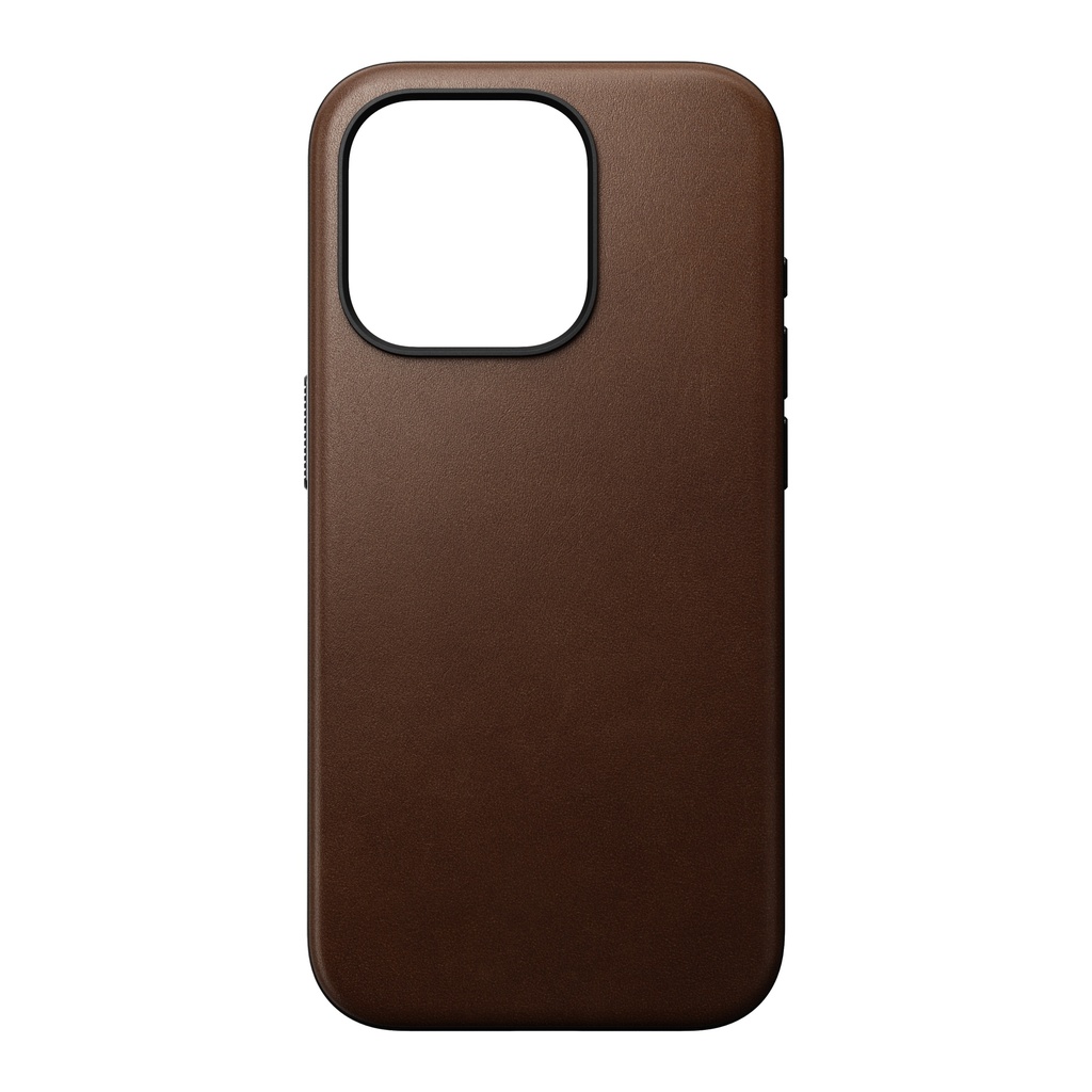 Nomad Leather Case with MagSafe for iPhone 15 Pro - Brown | JumpPlus